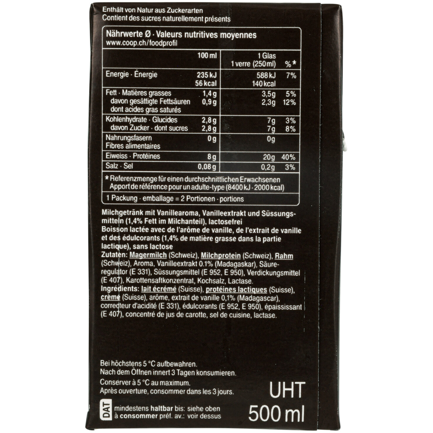 Coop High Protein Drink Vanille