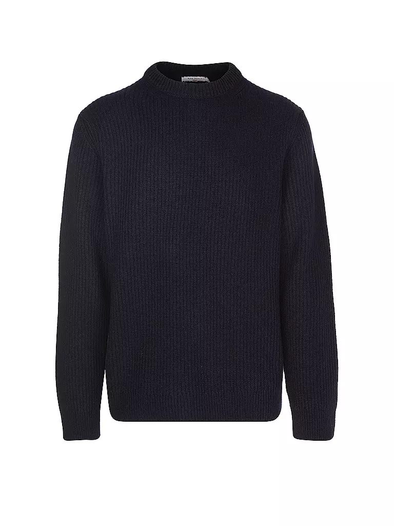 NUDIE JEANS Pullover AUGUST blau