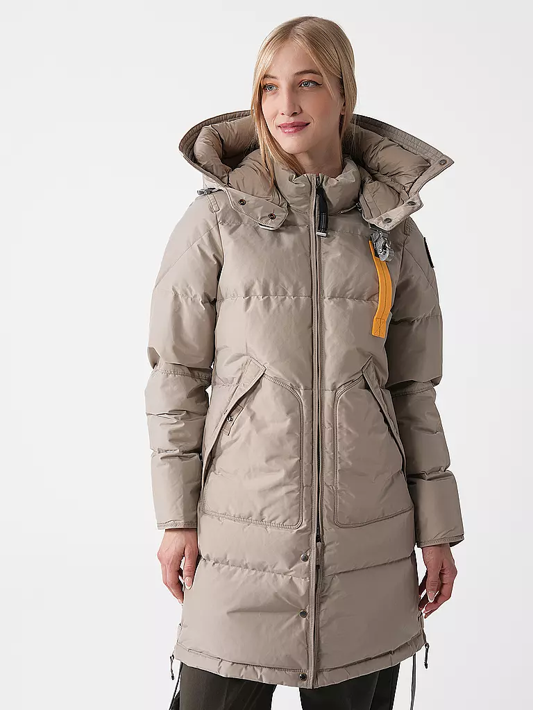PARAJUMPERS Daunensteppmantel LONG BEAR beige