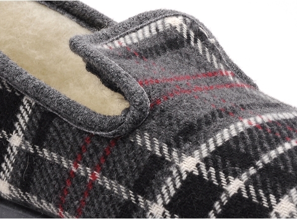 La maison de l espadrille chaussons homme 7672 4 gris