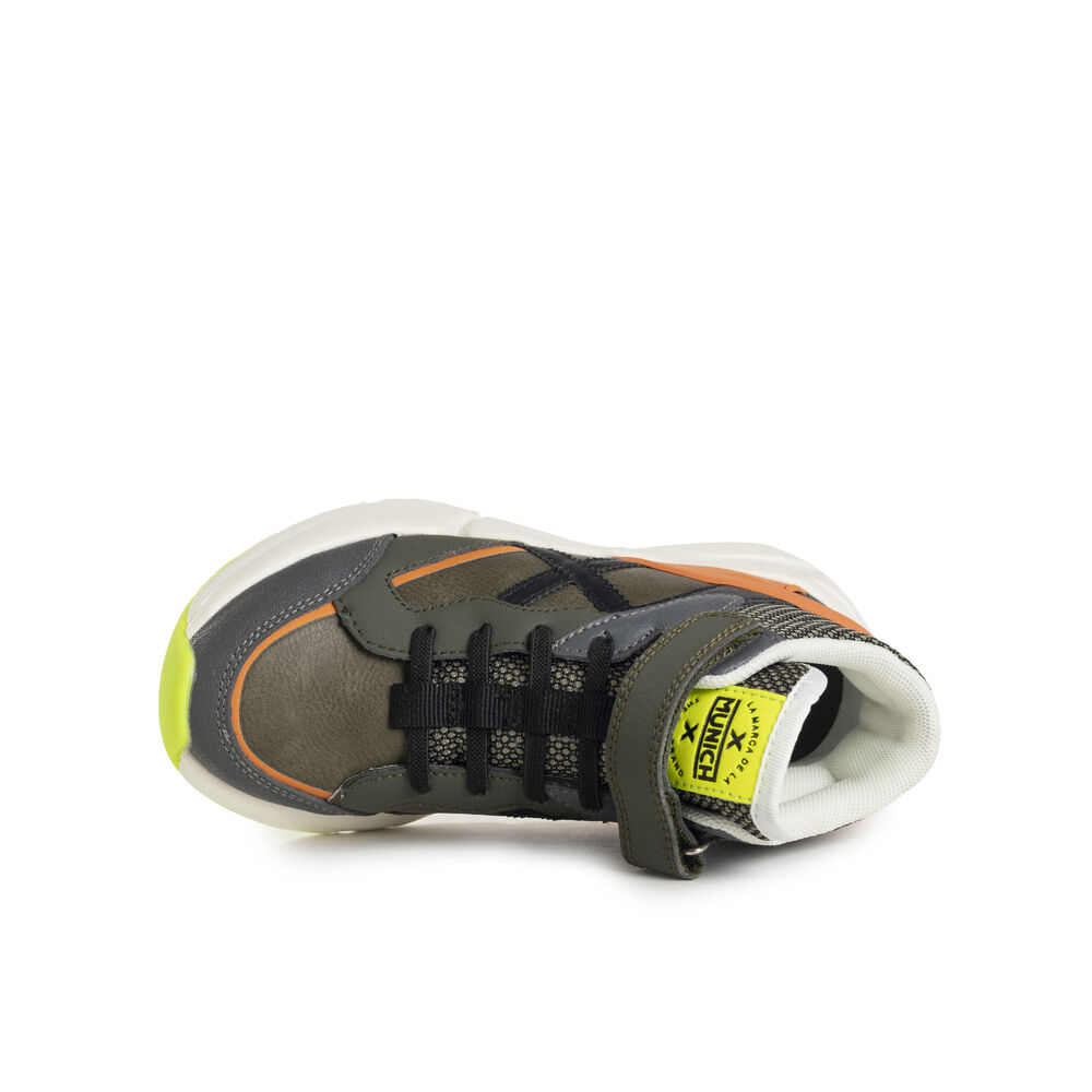 Tênis Munich Mini Track Boot 8897021 Verde Cáqui