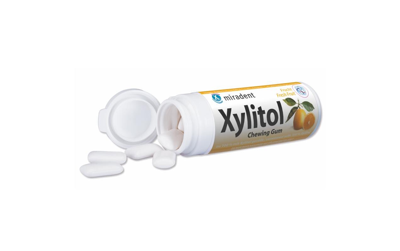 Kaugummi Frucht 30 StückZuckerfreier Kaugummi mit Xylit