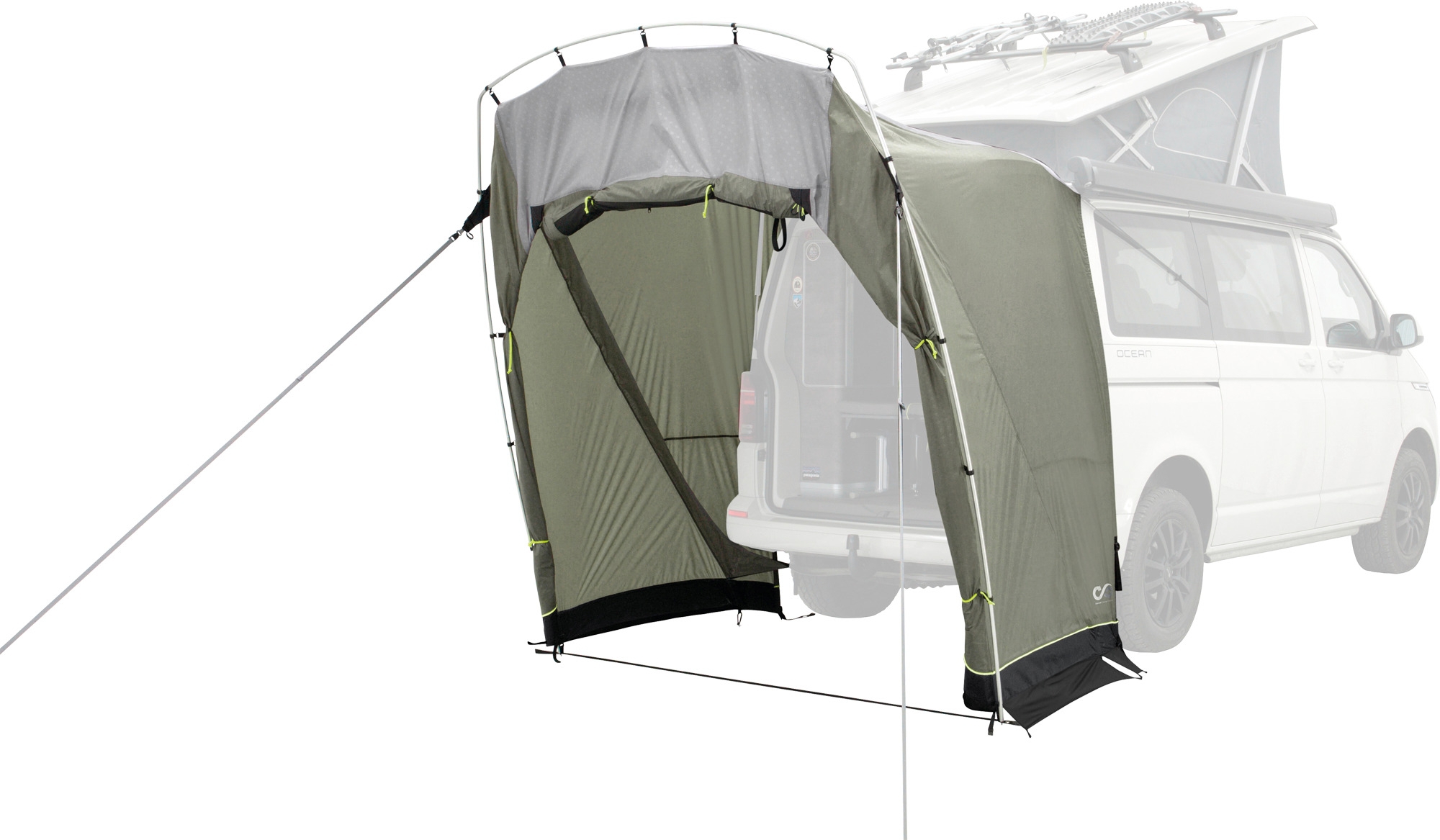 Outwell Sandcrest L Vorzelt / Heckzelt für Campingbusse / Transporter Grün