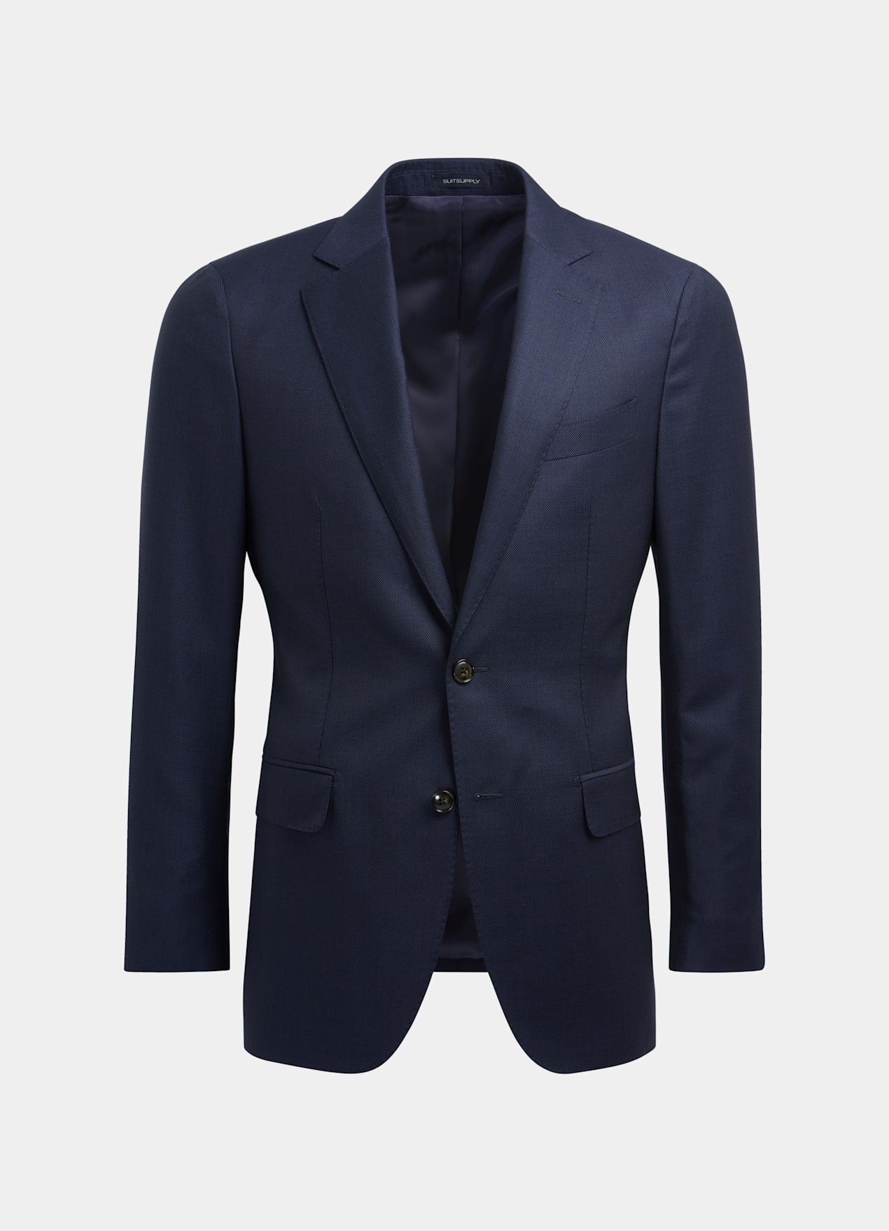 Veste de costume Sienna coupe Tailored bleu marine œil-de-perdrix