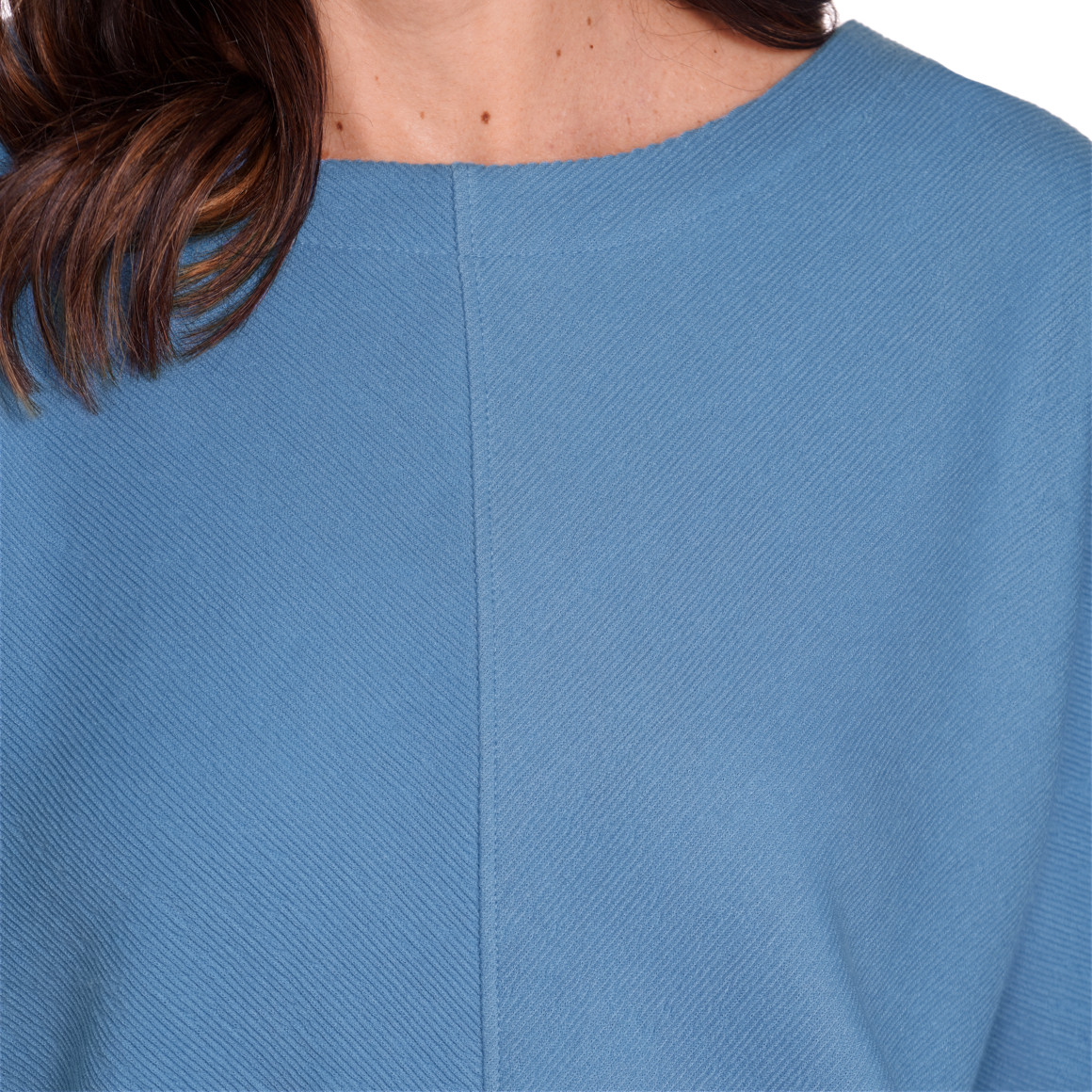 Gina Benotti Damen Sweatshirt mit 3/4-Arm hellblau