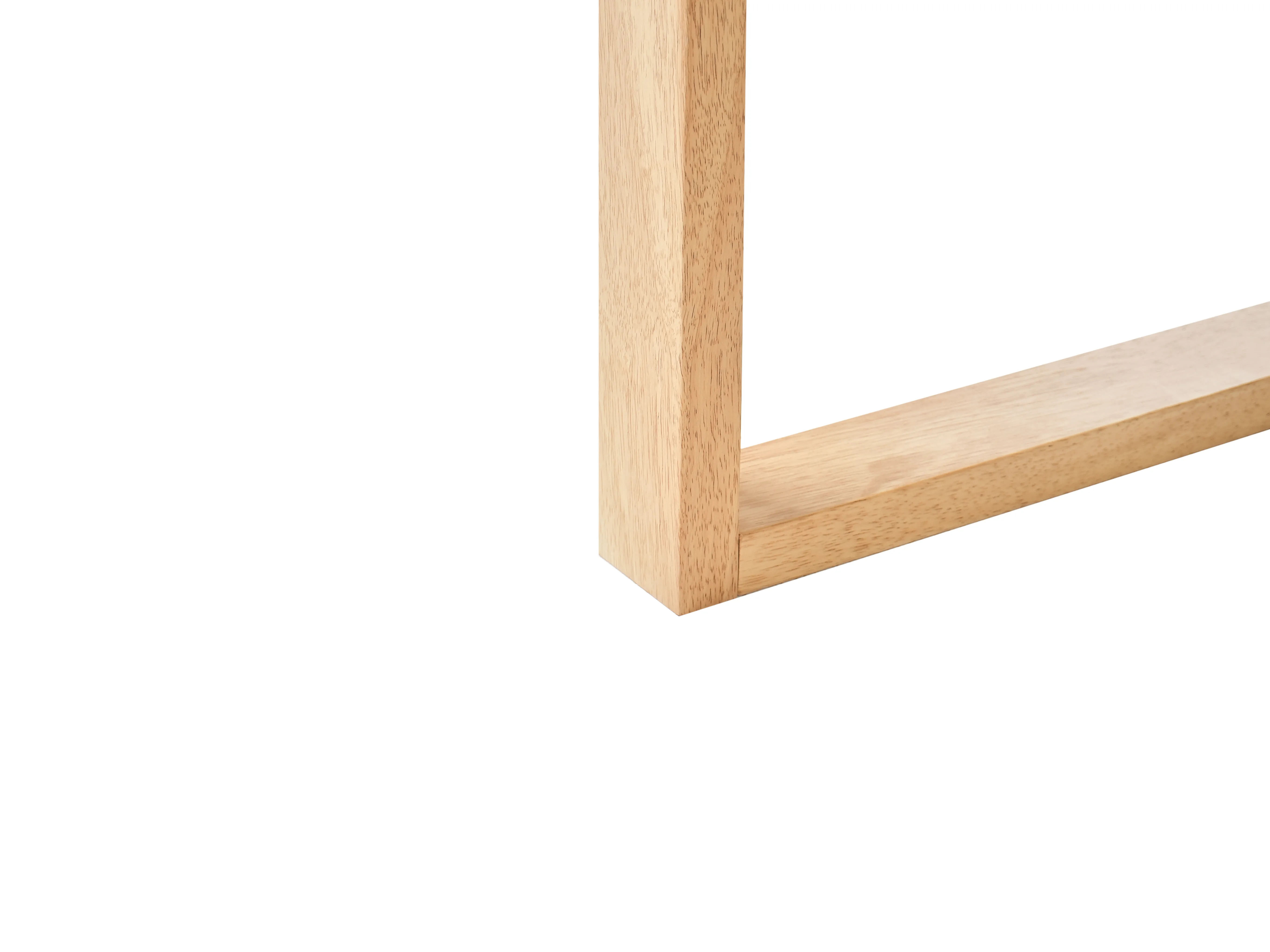 Eettafel uitschuifbaar CAMDEN Licht essenhout 95 cm 160/200 cm