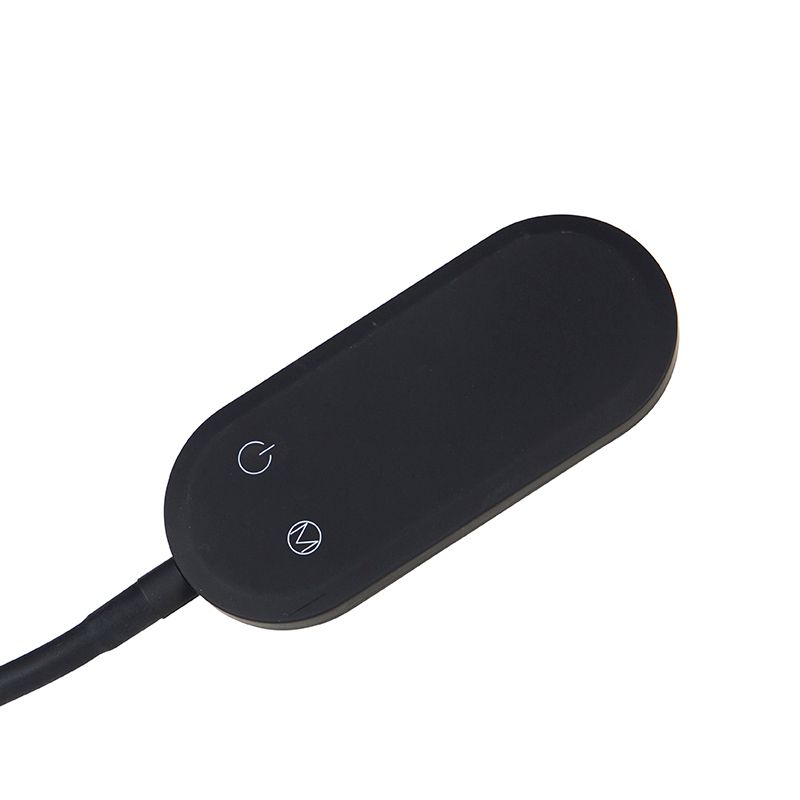 Vloerlamp zwart incl. LED 5-staps dimbaar in kelvin - Botot