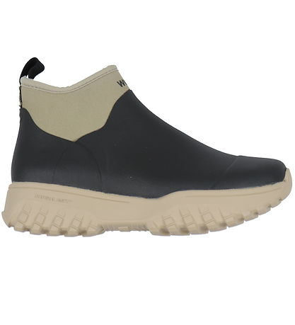 Woden GummiStøvler - Irene Waterproof - Blåck/Coffee Cream