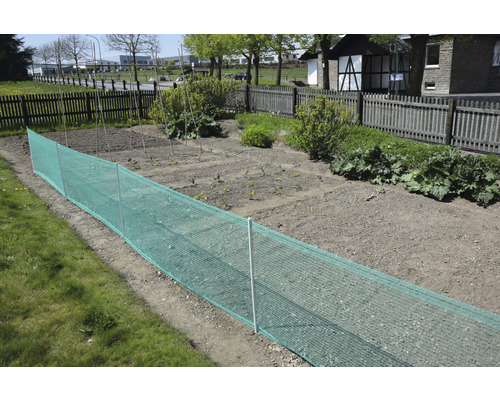 Universele schutting enkele paal 20 m x 80 cm groen