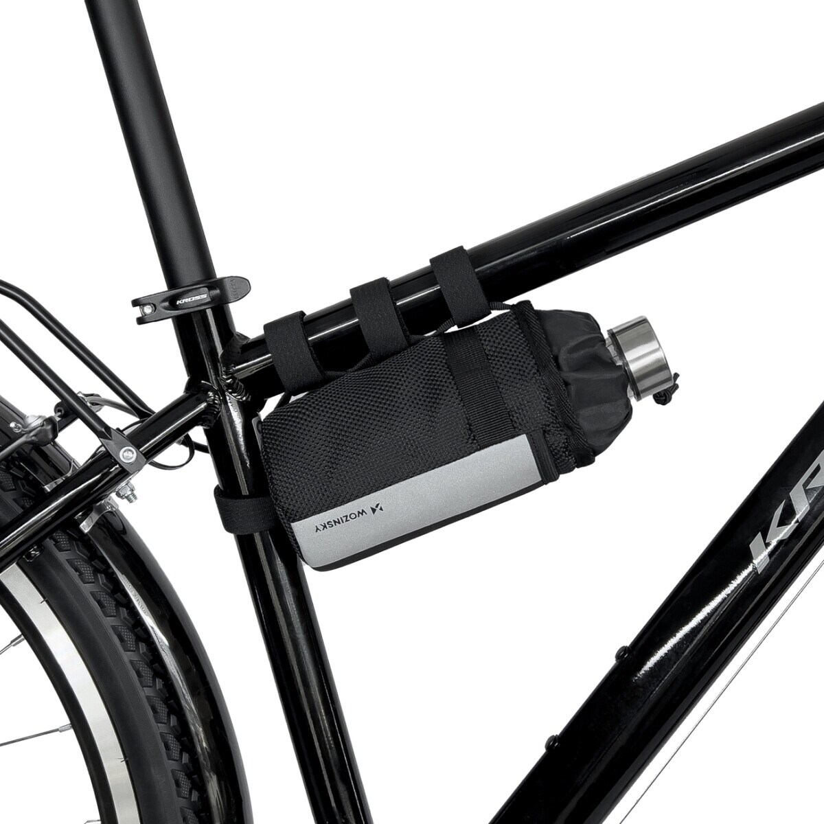 Thermo-Flaschentasche für Fahrrad oder Roller 1l schwarz