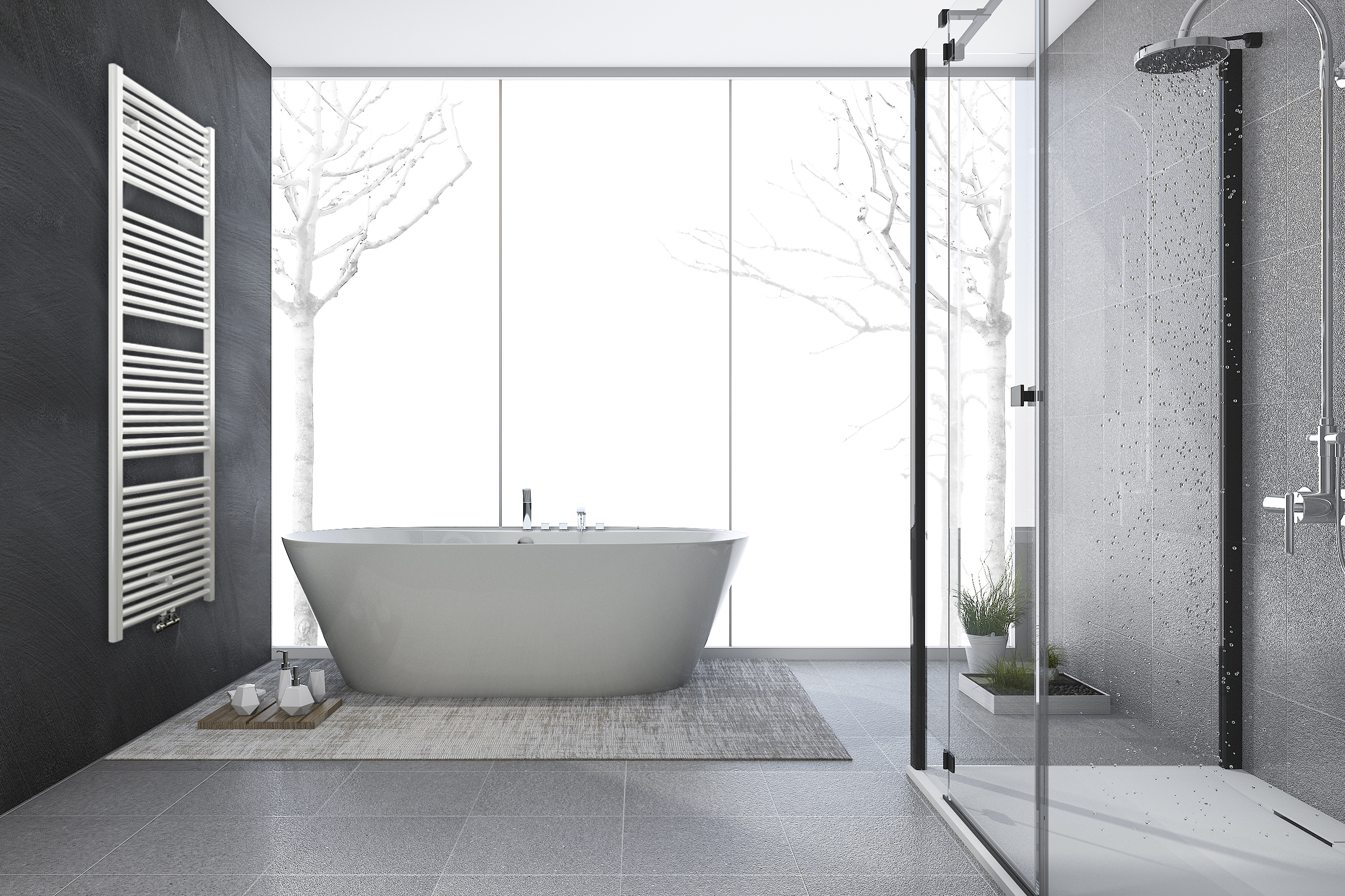 Calor Elara sierradiator wit 181.7x60cm 1067W
