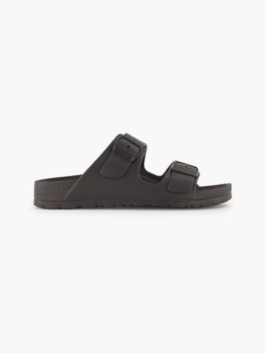Blue Fin Tieffussbett-Pantolette Schwarz