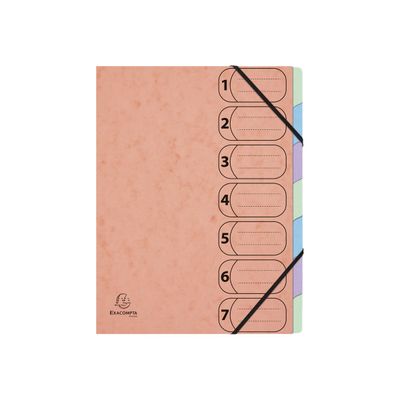 Exacompta Aquarel Harmonika - Trieur 7 positions - disponible dans différentes couleurs