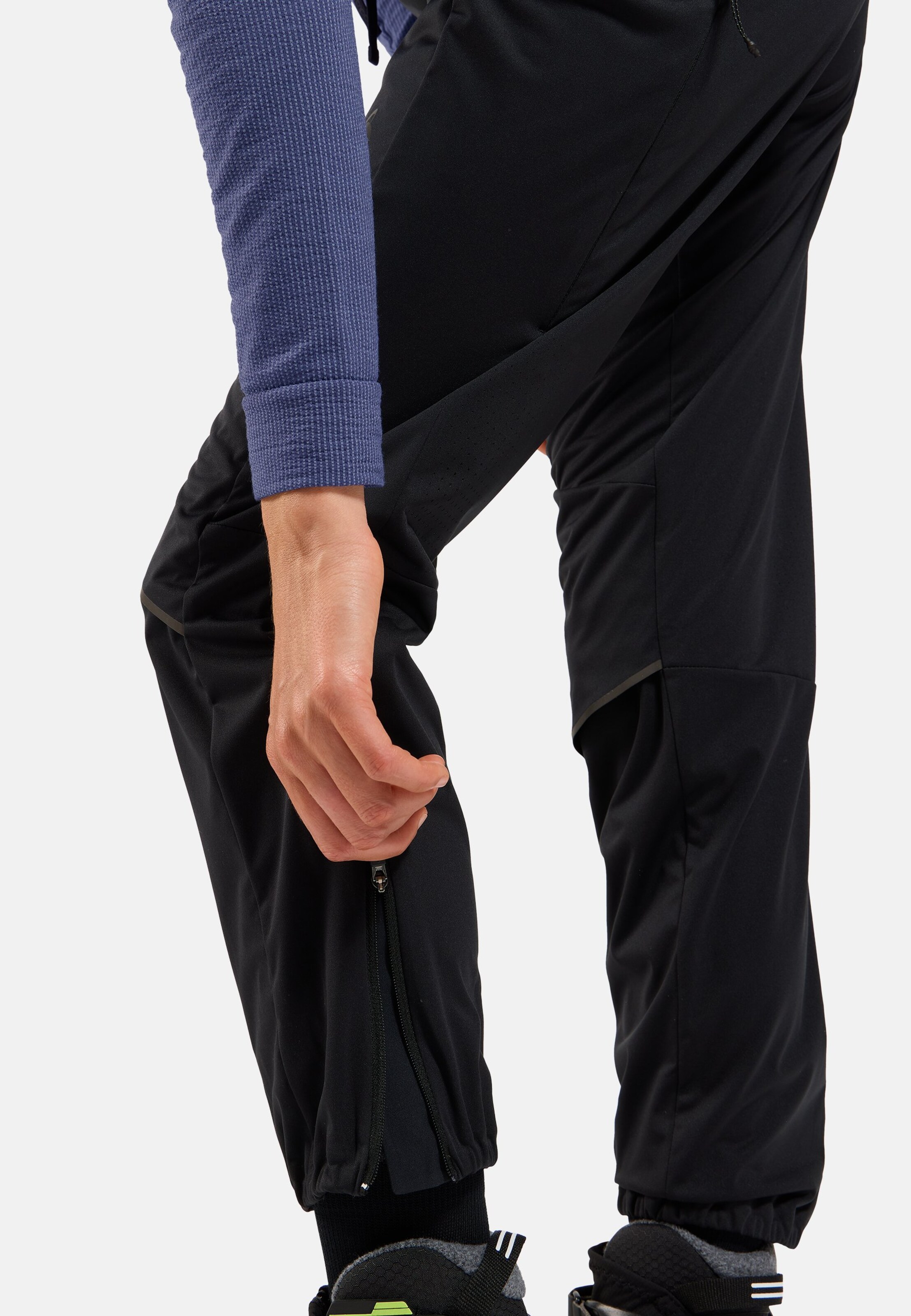 Winddichte Zeroweight Pro Warm Langlaufhose in black