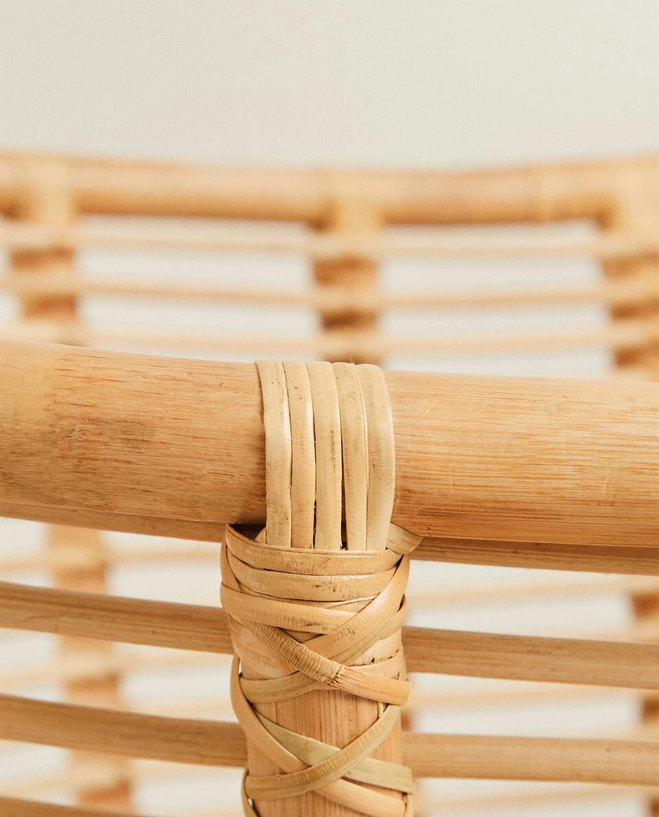 Mini berço de vime