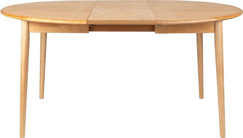Zuiver - Twist - Uitschuifbare Tafel - Naturel Eiken - Fineer - 120x120cm tot 160x120cm