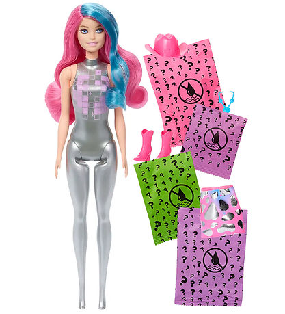 Barbie Puppe - 30 cm - Color Reveal Disco Star - Gemischt