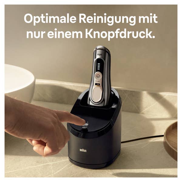 Braun 5-in-1 Reinigungsstation (SmartCare Center), Intelligente Programme, Aufladung, Reinigung, Pflege und Trocknung