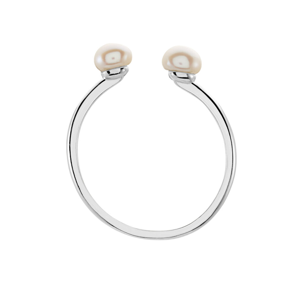 Bague Ull Argent Blanc Perle De Culture