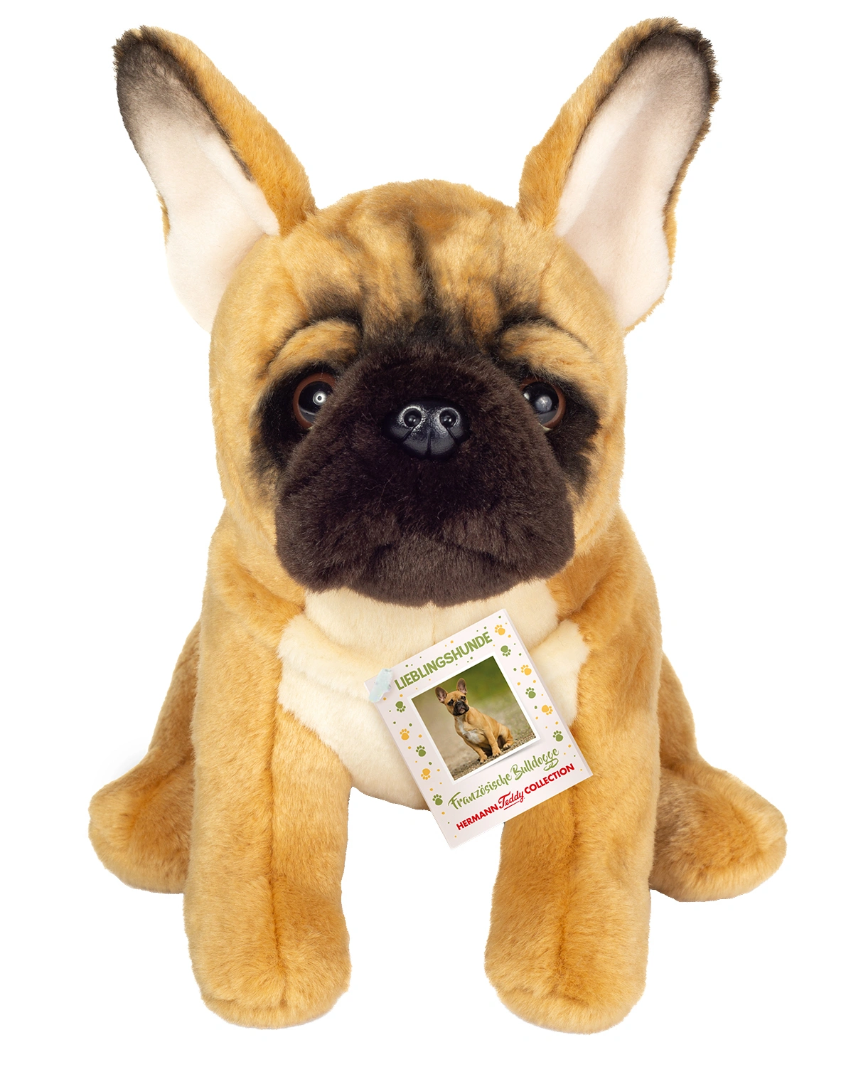 Kuscheltier FRANZÖSISCHE BULLDOGGE (27 cm) in hellbraun