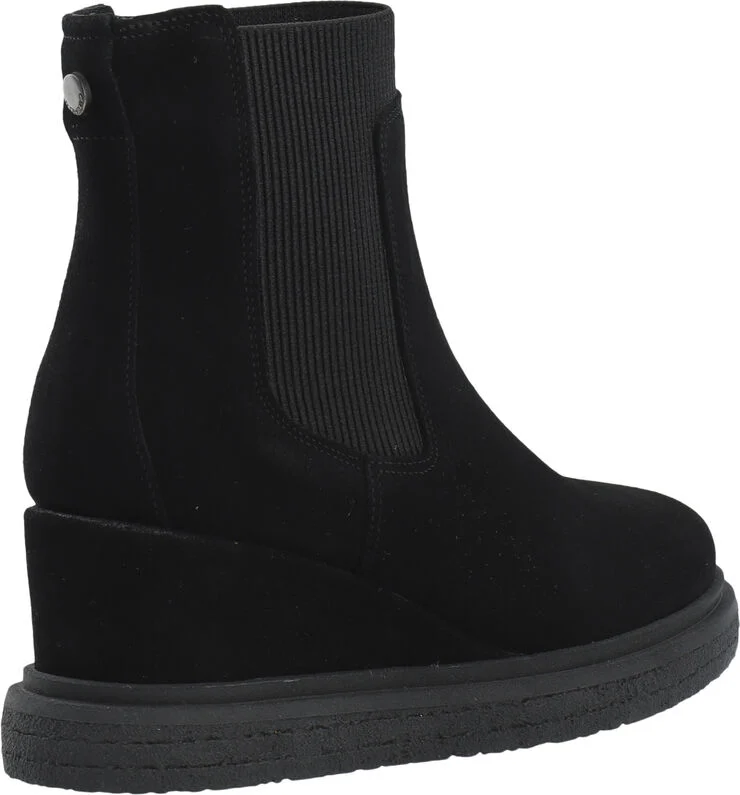 Cashott CASANJA Chelsea Boot Suede Black