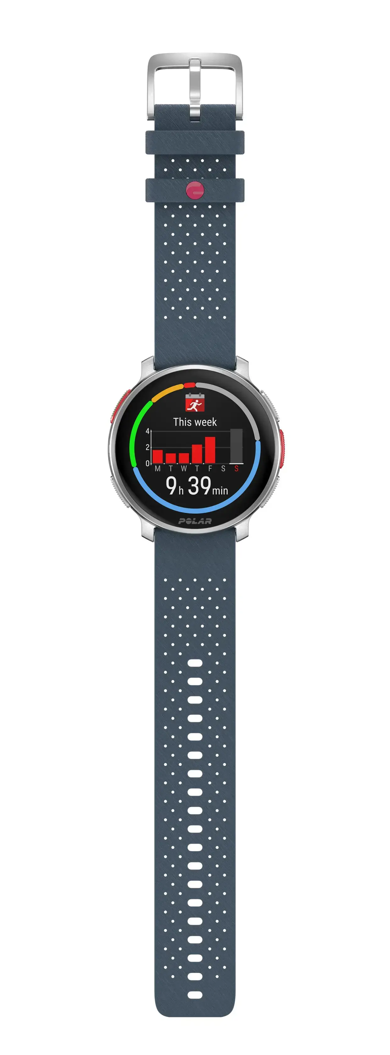 Polar Vantage V3 Sporthorloge Zilver/Blauw S-L