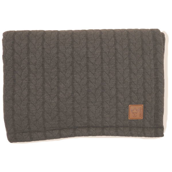 KaiserKaiser   Quilly Decke Knit Design anthrazit muster
