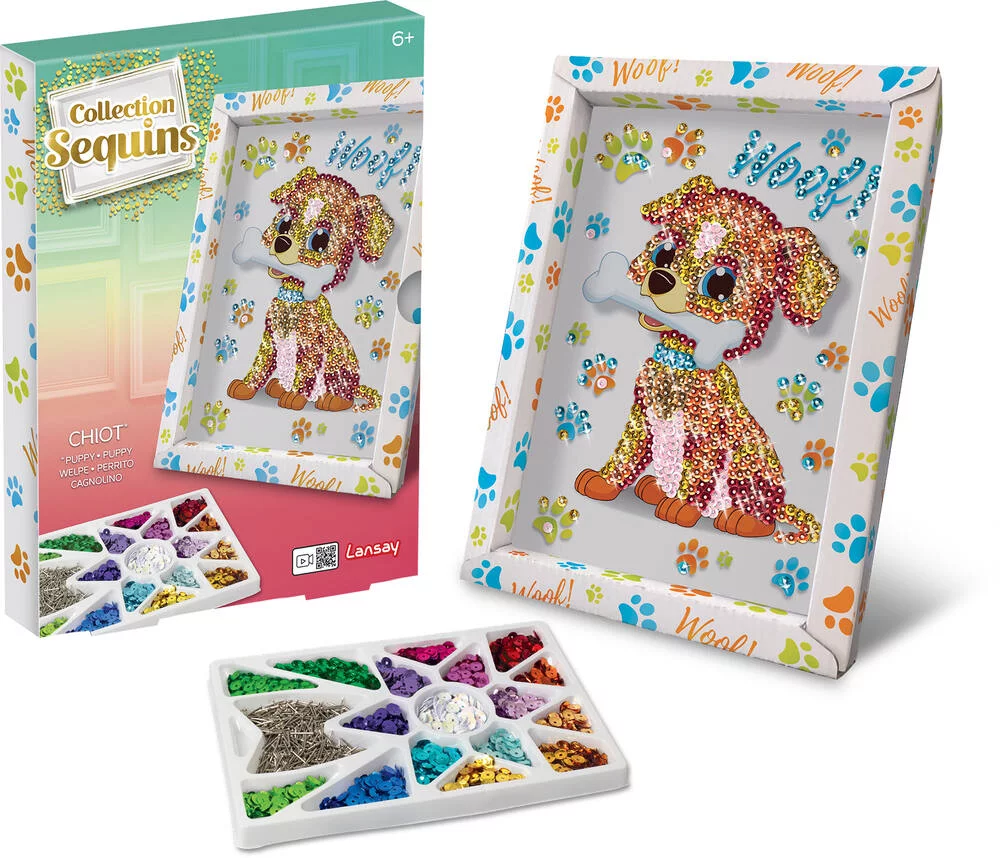 COLLECTION SEQUINS CHIOT
