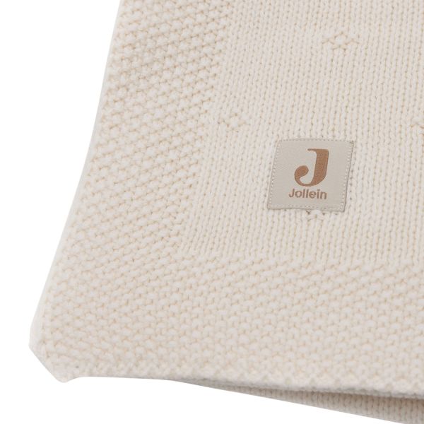 Jollein Cosy Knit Wiegdeken - 75 x 100 cm - Sea Green