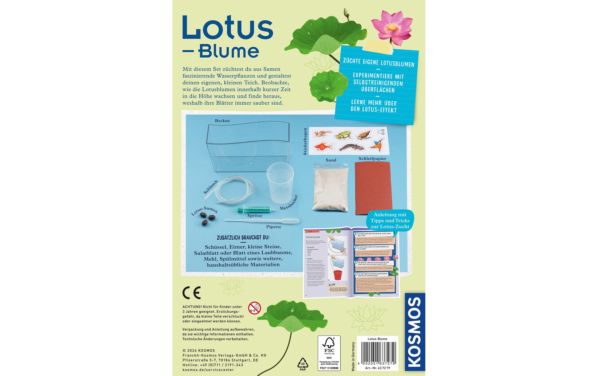 Experimentierkasten LotusblumeEinzigartiges Anzuchtset