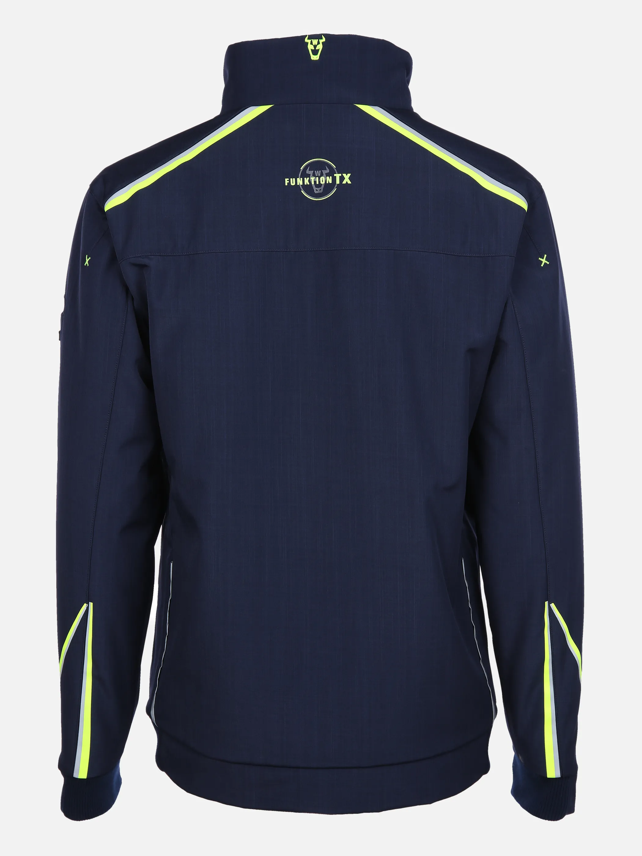 Herren Softshelljacke mit Neondetails