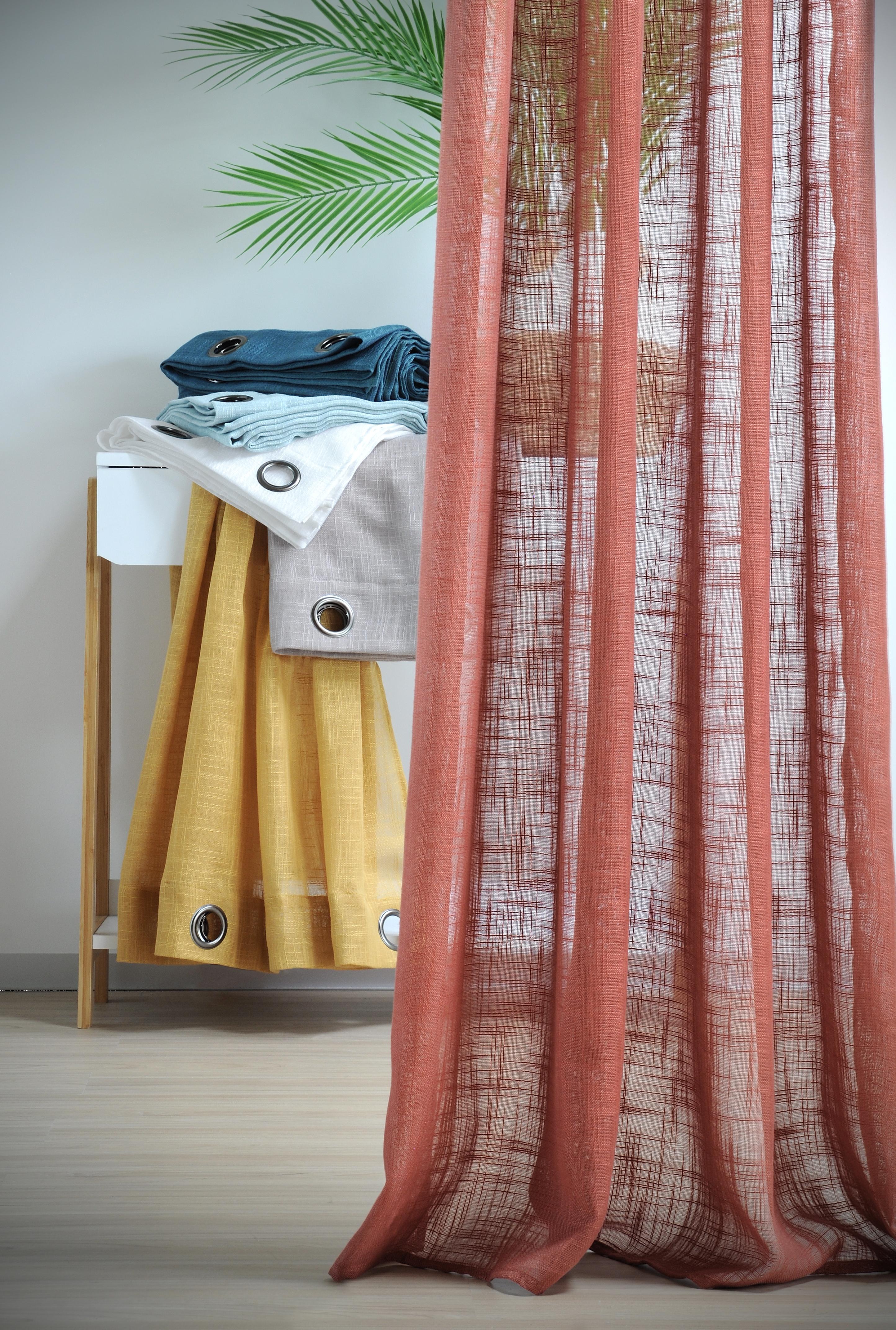 ONTARIO VOILE 135X260 TERRACOTTA