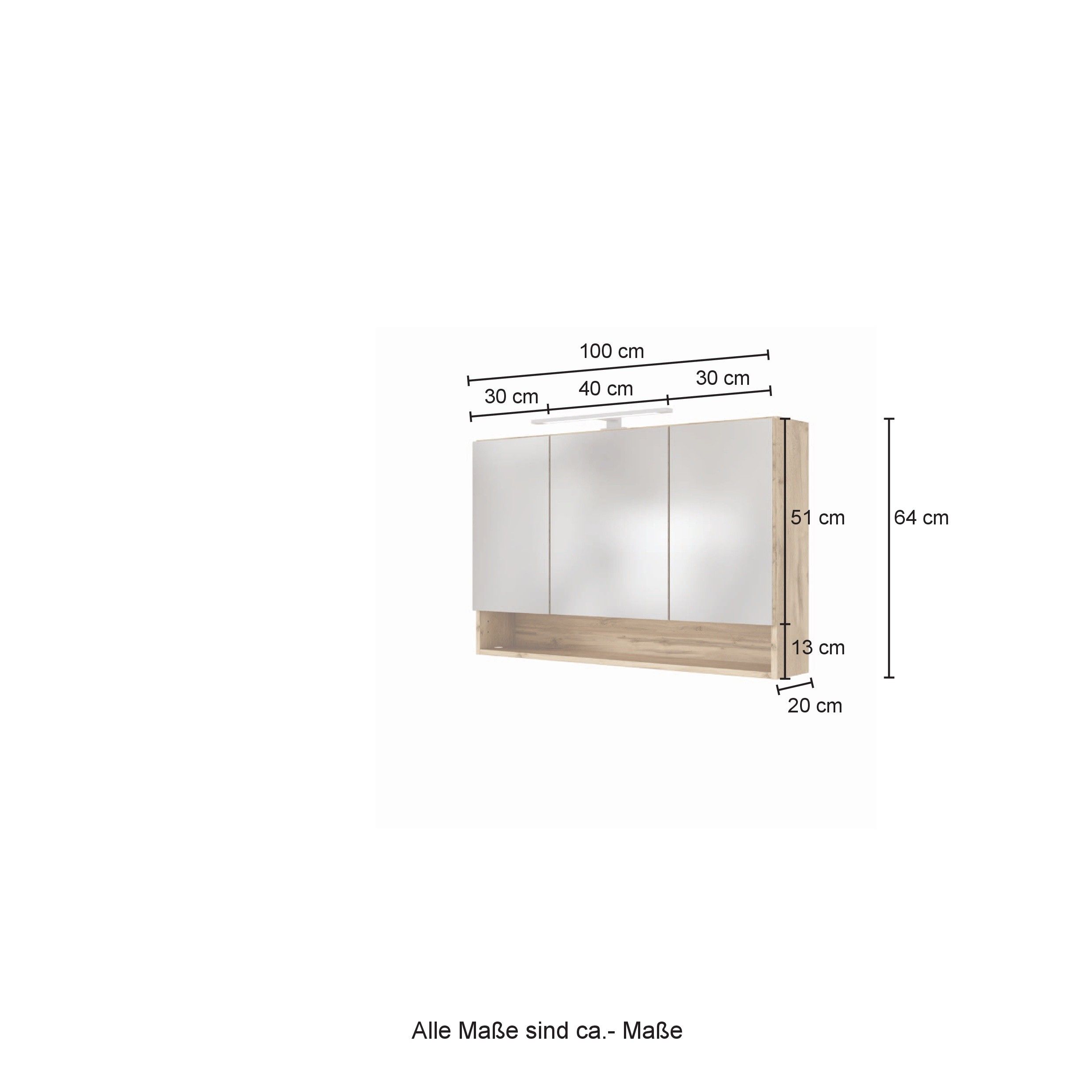 Spiegelschrank 3D LIVORNO
