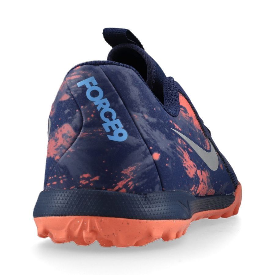 Nike Phantom GX II Academy TF Erling Haaland Personal Edition - Bleu/Chrome Enfant ÉDITION LIMITÉE