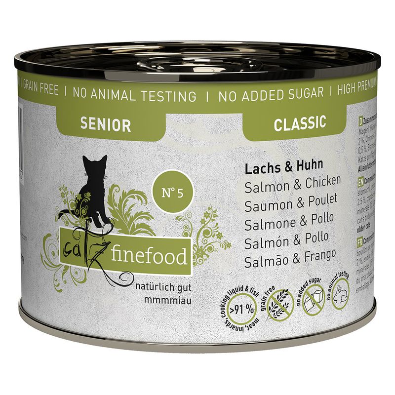 Lot catz finefood Senior 24 x 200 g