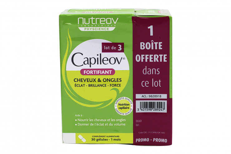 Capileov fortifiant 3x30 gélules