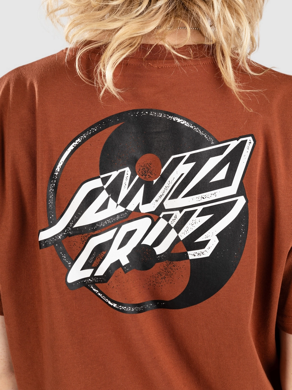 Santa Cruz Yin Yang Dot T-Shirt burnt sienna