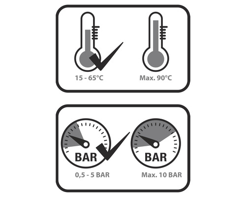 Differentiële wastafelkraan DIFFERNZ gun metal 30.413.99