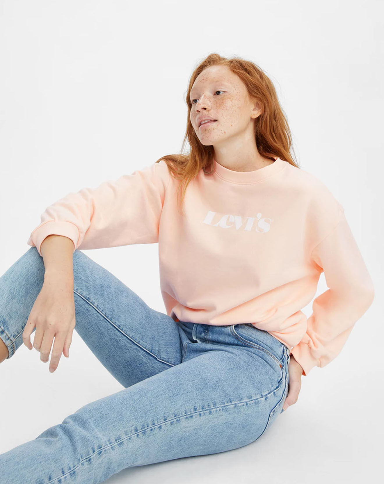 Levi's® Jean 501 Crop taille haute bleu