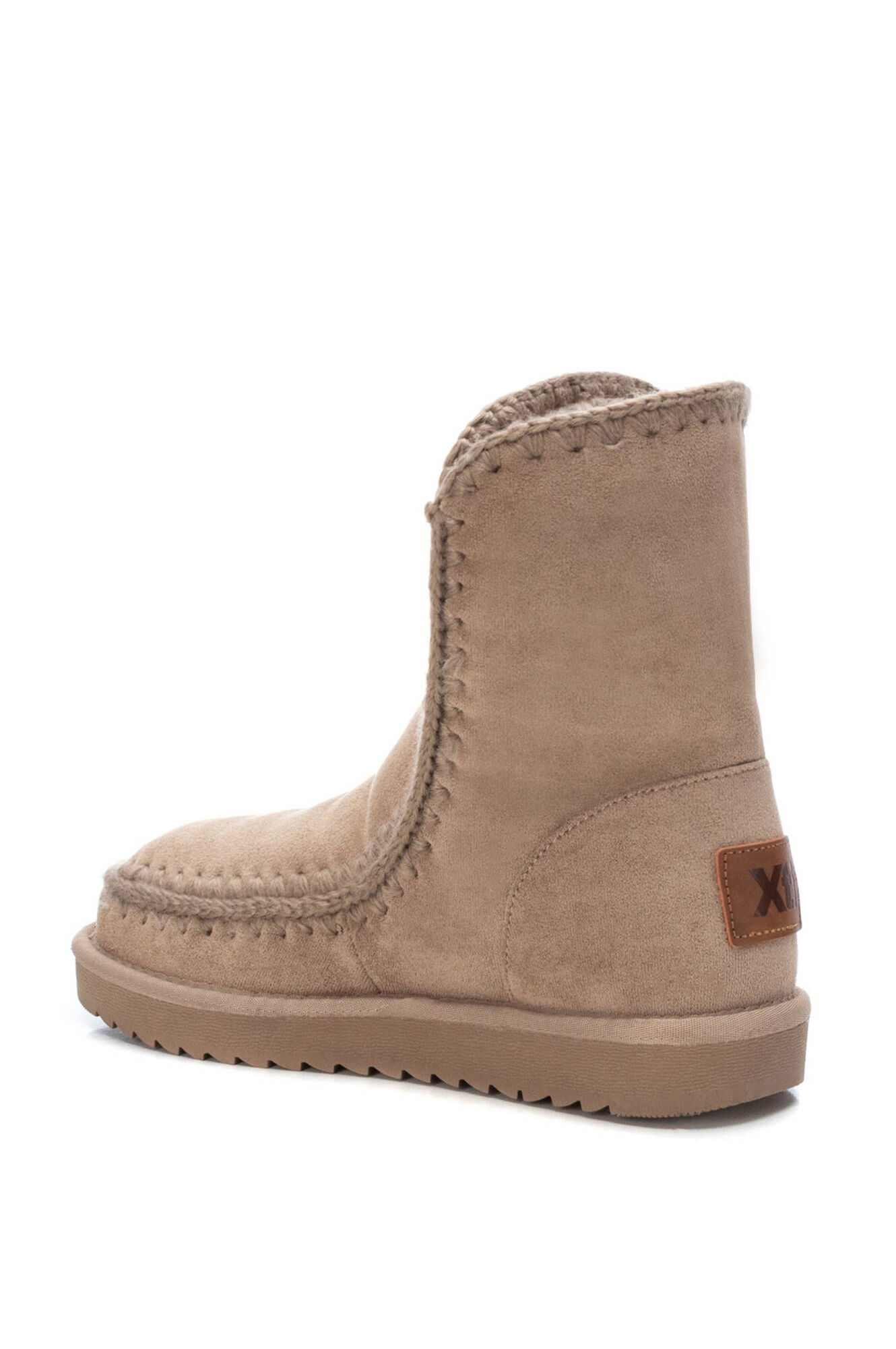 Botas de camurça femininas até o tornozelo