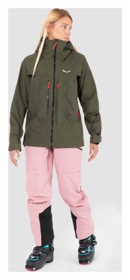 Pantalon Hardshell Femme Salewa Sella 3L Rose