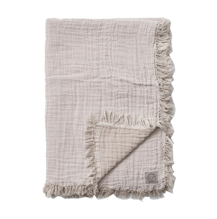 &tradition Cotton Throw SC33 plaid 260x260 Cloud & Milk