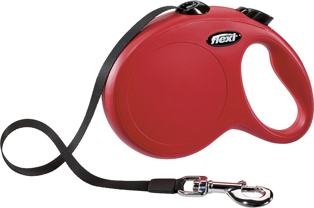 Flexi rollijn Classic Tape L rood 5 m