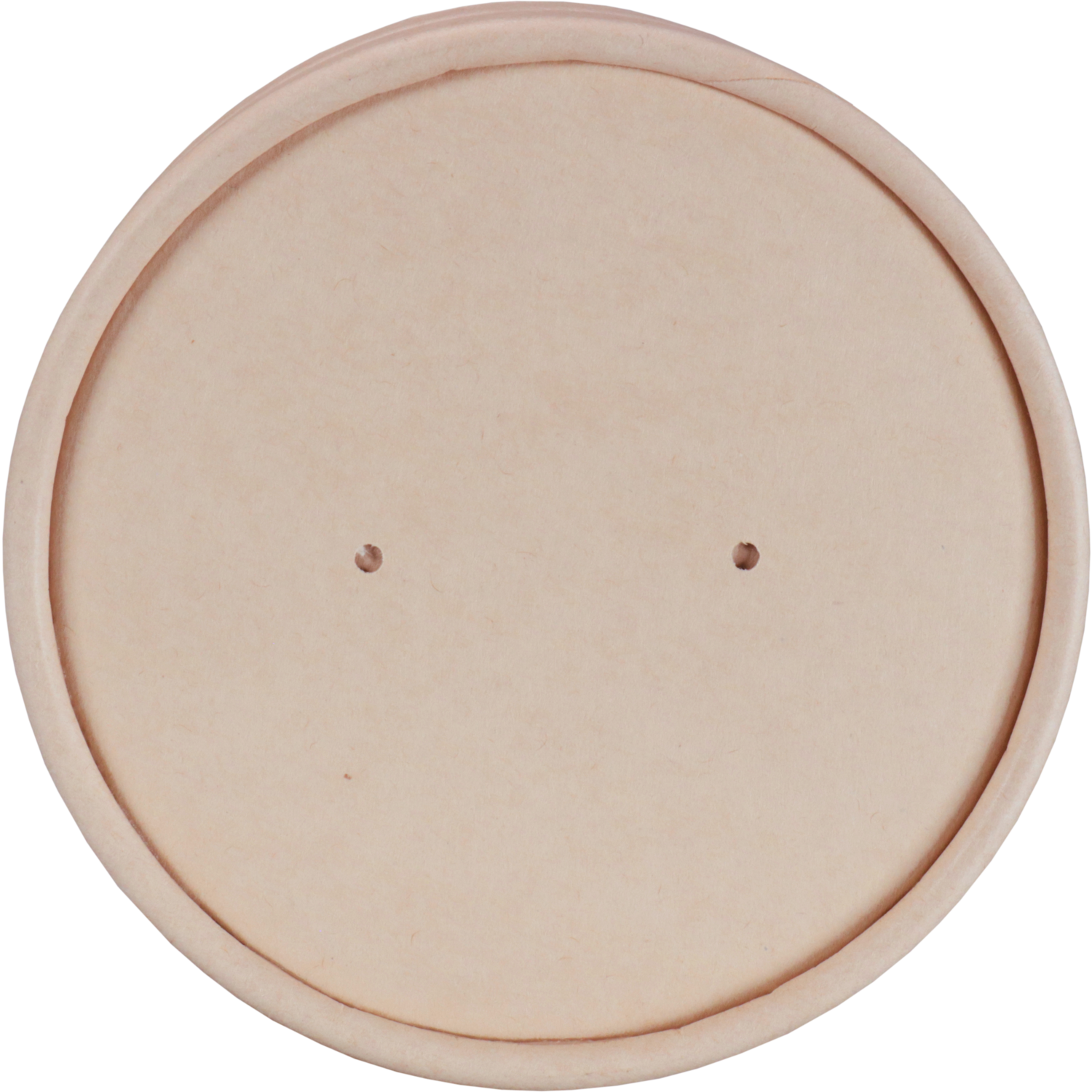 Deksel, soepbeker, Bamboepapier + PE, rond, Ø90mm, naturel