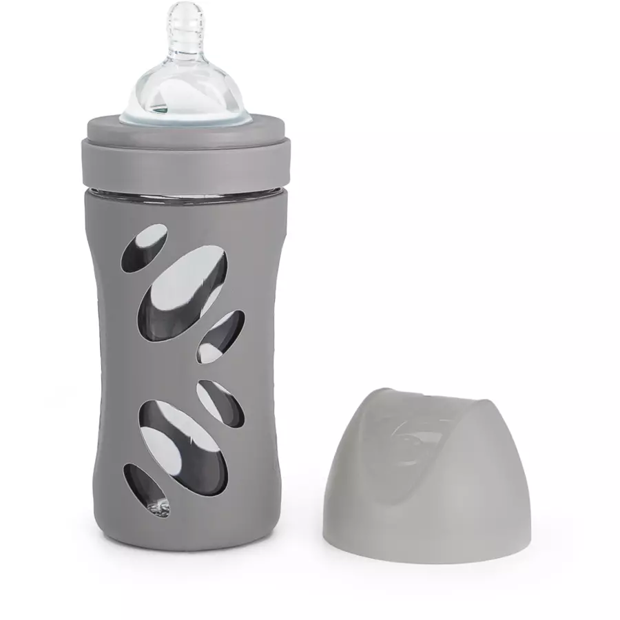 TWISTSHAKE Glasflasche Anti-Colic ab 2+ Monate 260ml, pastell grau