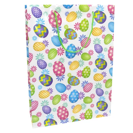Idena Geschenktasche L Ostereier 25x34cm FSC-Mix