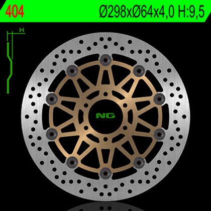 Disque de frein Rond NG flottant