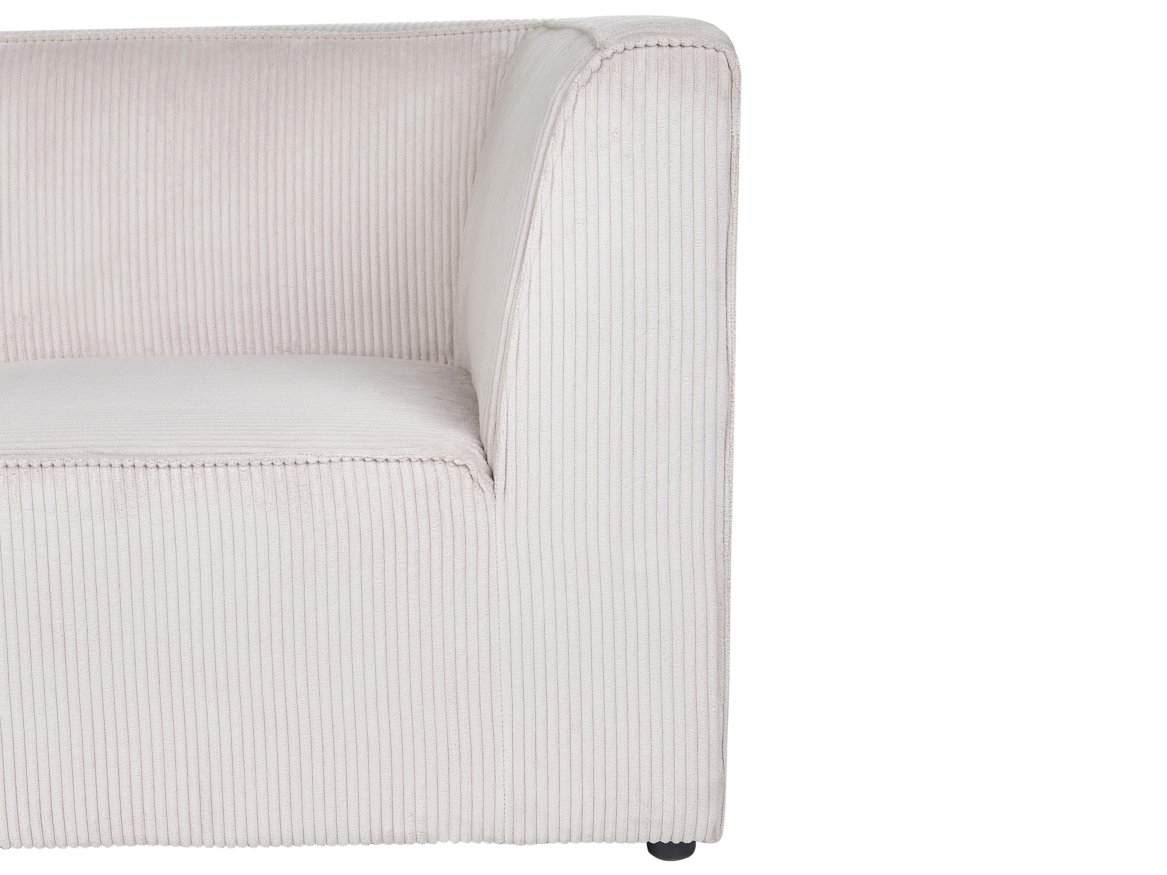 Hoekmodule LEMVIG Corduroy Beige rechtszijdig