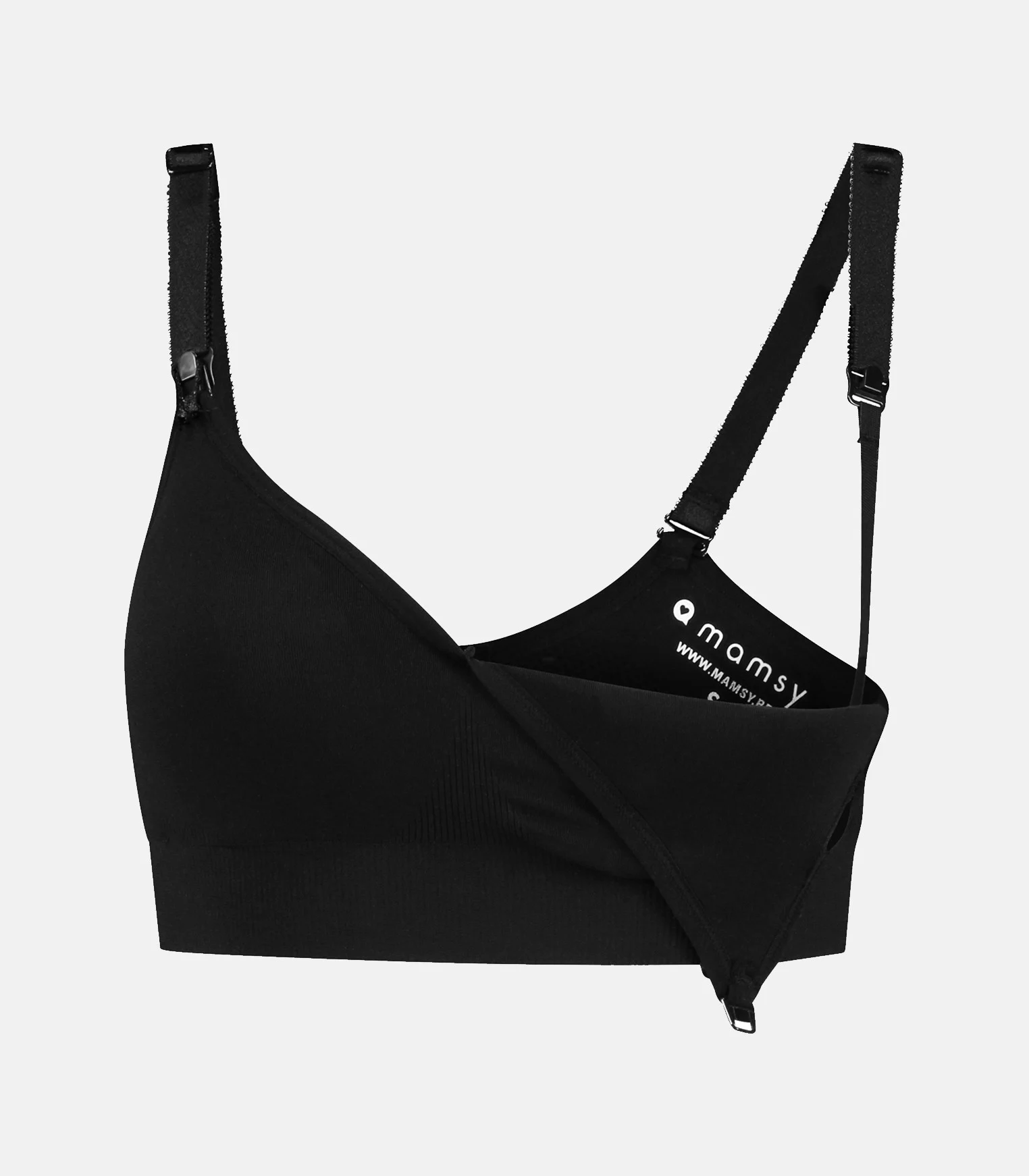 Soutien-gorge d'allaitement sans armatures | Noir