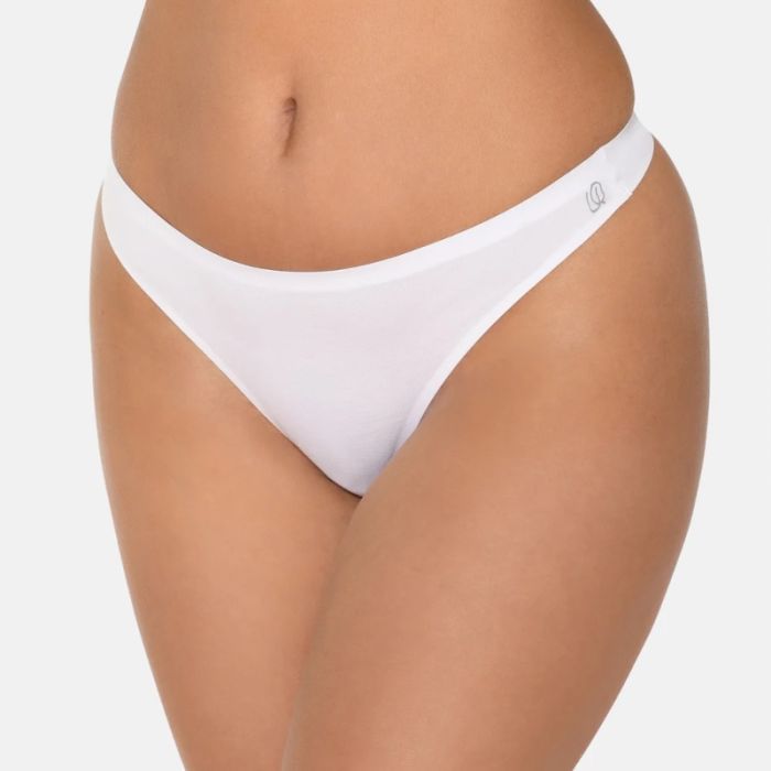 Urban Quest Dame Undertøj og basislag Bamboo String Brief 3-Pack Hvid